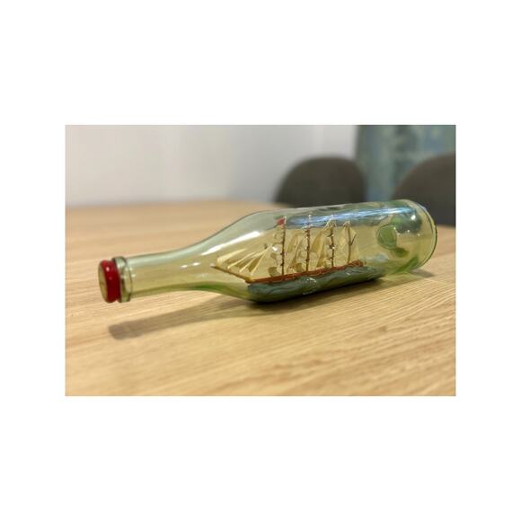 Ship in Bottle VINTAGE - Picture 4 of 4